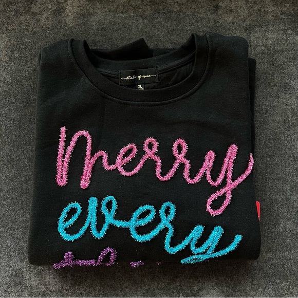 NWT State Of Mine Women's Sparkle Sweatshirt - Picture 9 of 16